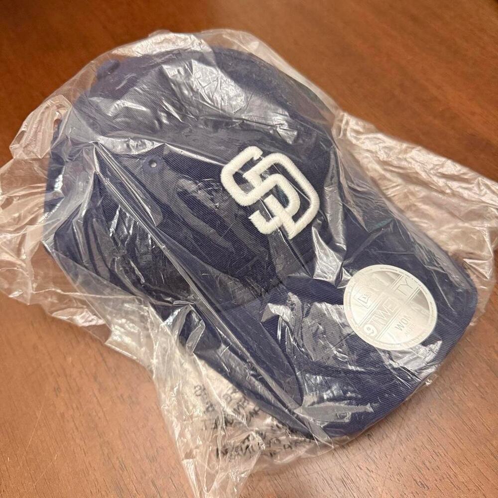 Navy New Era San Diego Baseball Cap- Womans